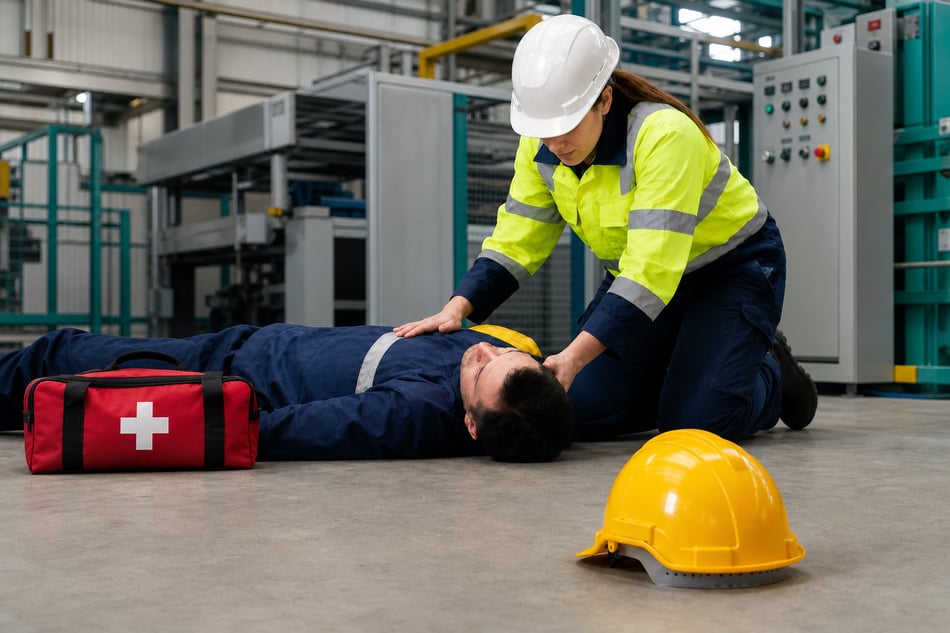 Qué hacer durante la primera hora después de un accidente laboral